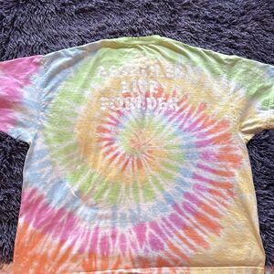 ALF super large pastel tie dye T shirt with ALF LOGO